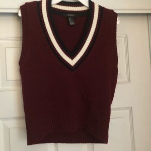 Cropped Sweater Vest/ Tank S